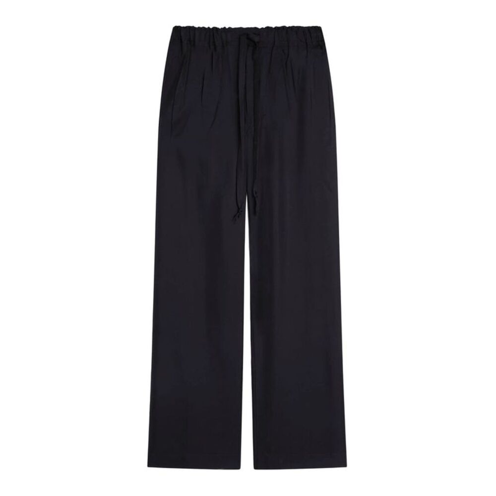 Phoebe Philo Women Silk Drawstring Trousers